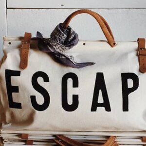 Forestbound Cream Escape Weekender Bag
